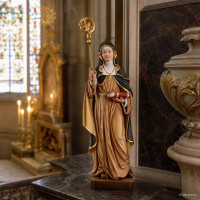 Nun with crosier