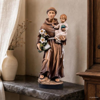 St.Anthony wooden statue