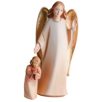 Strážny anjel s dieťaťom Drevená socha