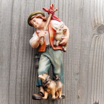 Nativity Figurines Shepherd with Animals