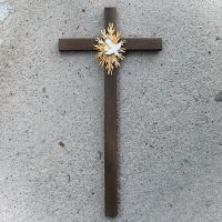 Drevený Kríž s holubicou k Birmovke-drevený kríž-kríž k Birmovke-kríž s holubicou-kresťanské darčeky