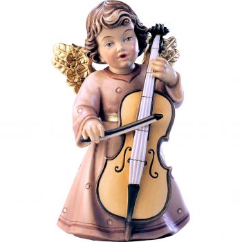 Anjel Sissi s violončelom z lipového dreva