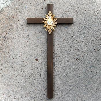 Drevený Kríž s kalichom k Prijímaniu-drevený kríž-kríž k prijímaniu-kríž s kalichom-kresťanské darčeky