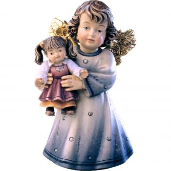 Anjel Sissi s bábikou z lipového dreva