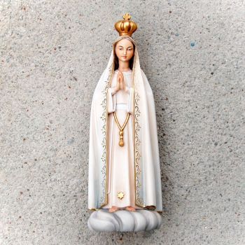 Our Lady of Fatima wooden statue figurine -Virgin Mary Statue