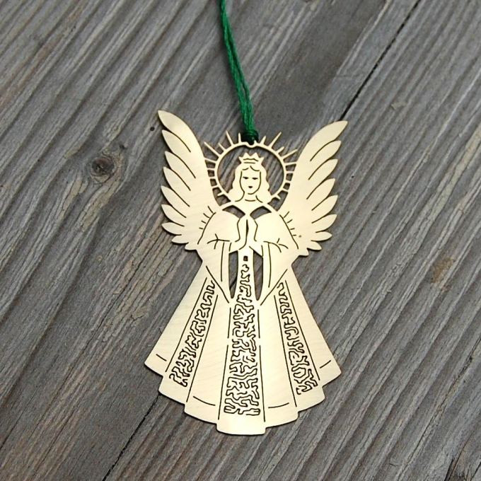 Brass Ornament Angel 1