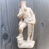 Drevena figurka socha horolezec - darcek pre milovnikov hor