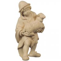 Pastierik s ovečkou drevená figúrka soška do Betlehema