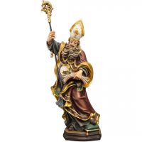 Svätý Martin s kačkou drevená socha
