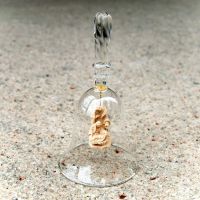 Holy family in glass bell 1