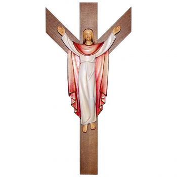 Zmŕtvychvstalý Ježiš Kristus drevená socha - Zmŕtvychvstanie Ježiša Krista