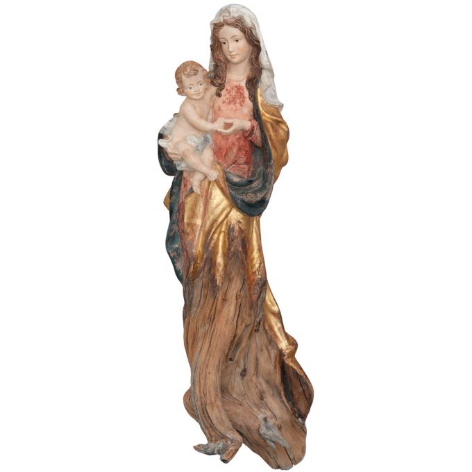 Panna Mária ochrankyňa hôr koreňová socha