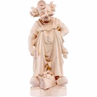 Klaun doktor drevená socha