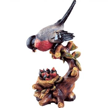 Vtáčie hniezdo drevená dekorácia
