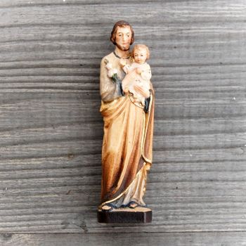 Saint Joseph with Child wooden statue