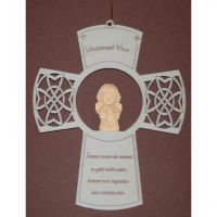 Krížik so strážnym anjelom a modlitbou