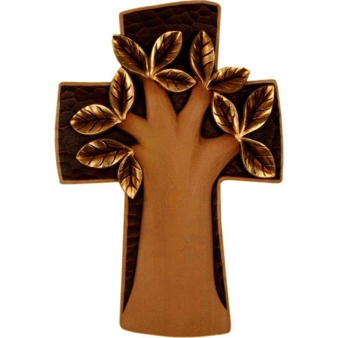 Drevený kríž strom života