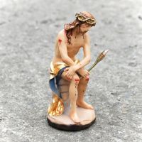 Sediaci Ježiš drevená socha