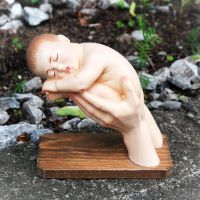 Newborn baby gift wooden decoration 5