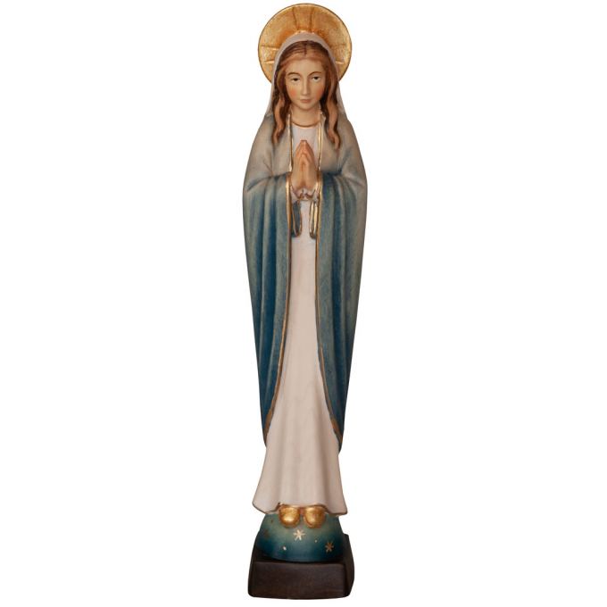 Panna Mária so žiarou Drevená socha