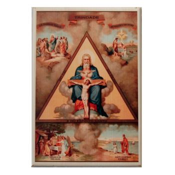 Svätá trojica drevený obraz Holy Trinity wooden picture