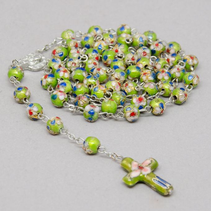 Ruženec s kvietkami