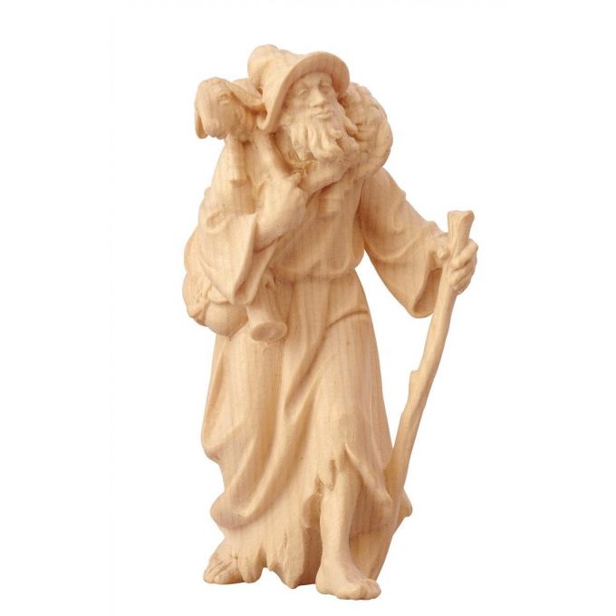 Pastier s baránkom na pleci pre betlehem - Alpský