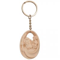 Drevená kľúčenka Svätý Krištof