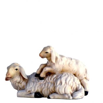 Sheep with Lamb for Nativity - Baroque
