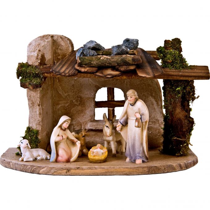 Drevený betlehem Artis so 7 figúrkami