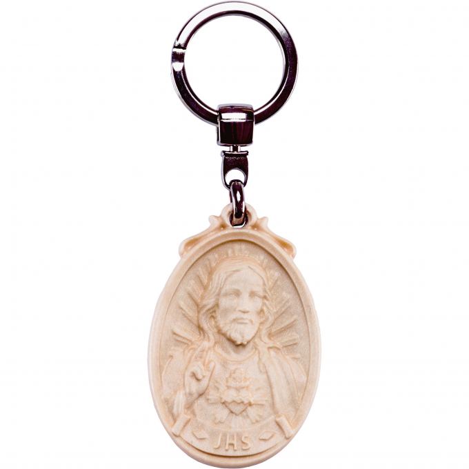 Drevená kľúčenka Najsvätejšie srdce Ježišovo