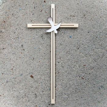 Drevený Kríž k Birmovke- kríž k birmovke-drevený kríž-drevený kríž s holubicou-kresťanské darčeky