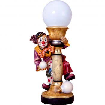 Elektrická lampa s klaunom a  mašľou