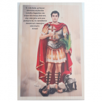 Svätý Expeditus drevený obraz 