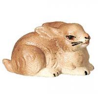 Zajačik drevená soška figúrka zvieratá do Betlehema