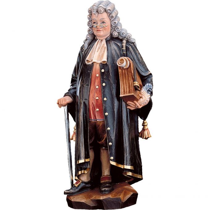 Právnik drevená socha