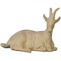 Ležiaca koza drevená soška figúrka zvieratá do Betlehema