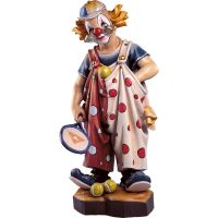 Klaun tenista drevená socha