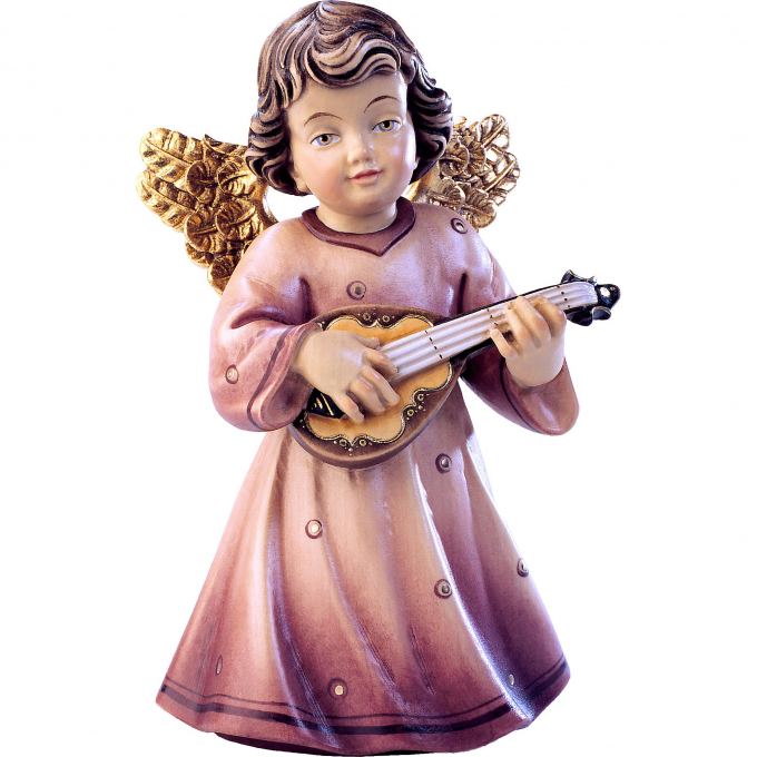 Anjel Sissi s mandolínou z lipového dreva