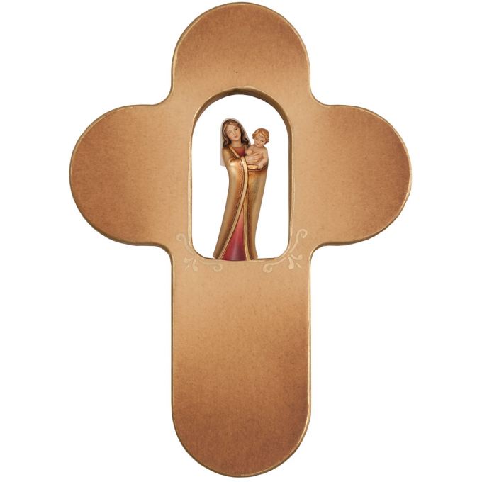 Kríž s Pannou Máriou 5cm