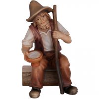 Pastier so soľou drevená figúrka soška do Betlehema