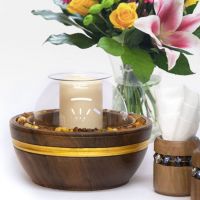 Drevená sada stojanov na obrúsky (6 ks)