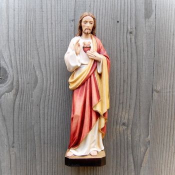Sacred Heart of Jesus wooden statue 1
