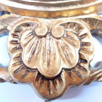 Zrkadlo so zlatým rámom, nástenné zrkadlo, drevené zrkadlo, zrkadlo s vysokým leskom