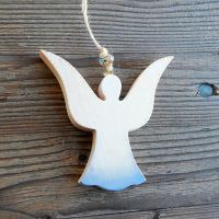 Drevený Anjel - anjel ozdoba-anjel dekoracia- vianočne dekorácie -strazny anjel