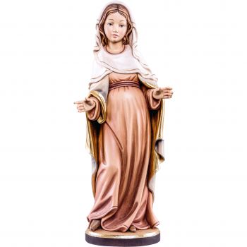 Panna Mária v požehnanom stave drevená socha
