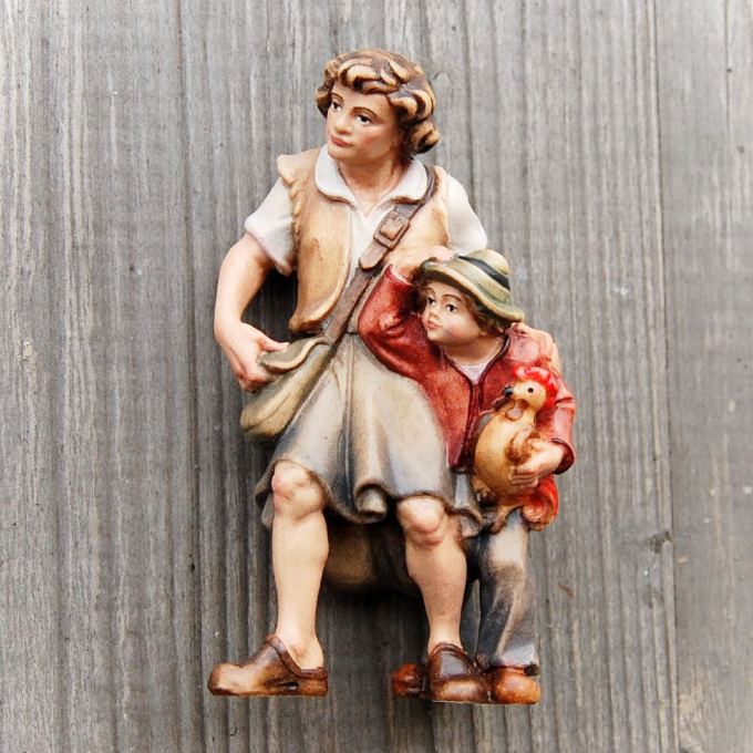Nativity Figurines Shepherd with Child 1
