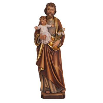 Svätý Jozef s dieťaťom drevená socha