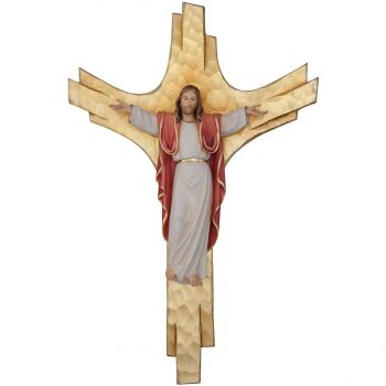 Zmŕtvychvstalý Ježiš na lúčovom kríži