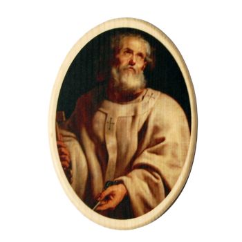 Svätý Peter drevený obraz Saint Peter wooden picture
